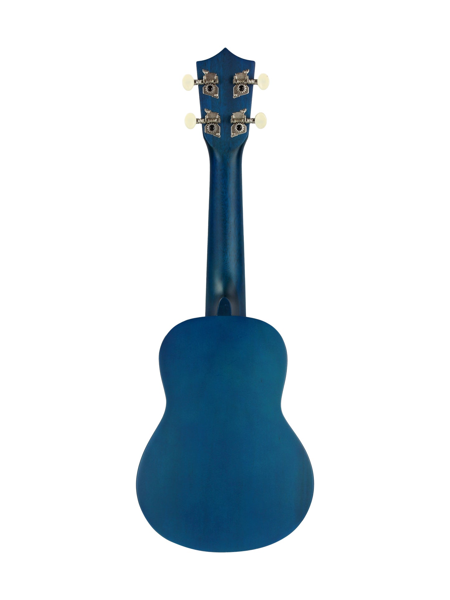Ukulélé Soprano, table agathis, fond & éclisses agathis, manche okoume, touche noyer, avec housse, bleu
