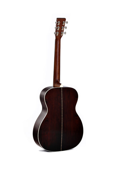 Modèle SOMR-28M, Orchestra Model, table épicéa massif, f/e palissandre massif, touche & chevalet ébène, soft case, nat. brillant