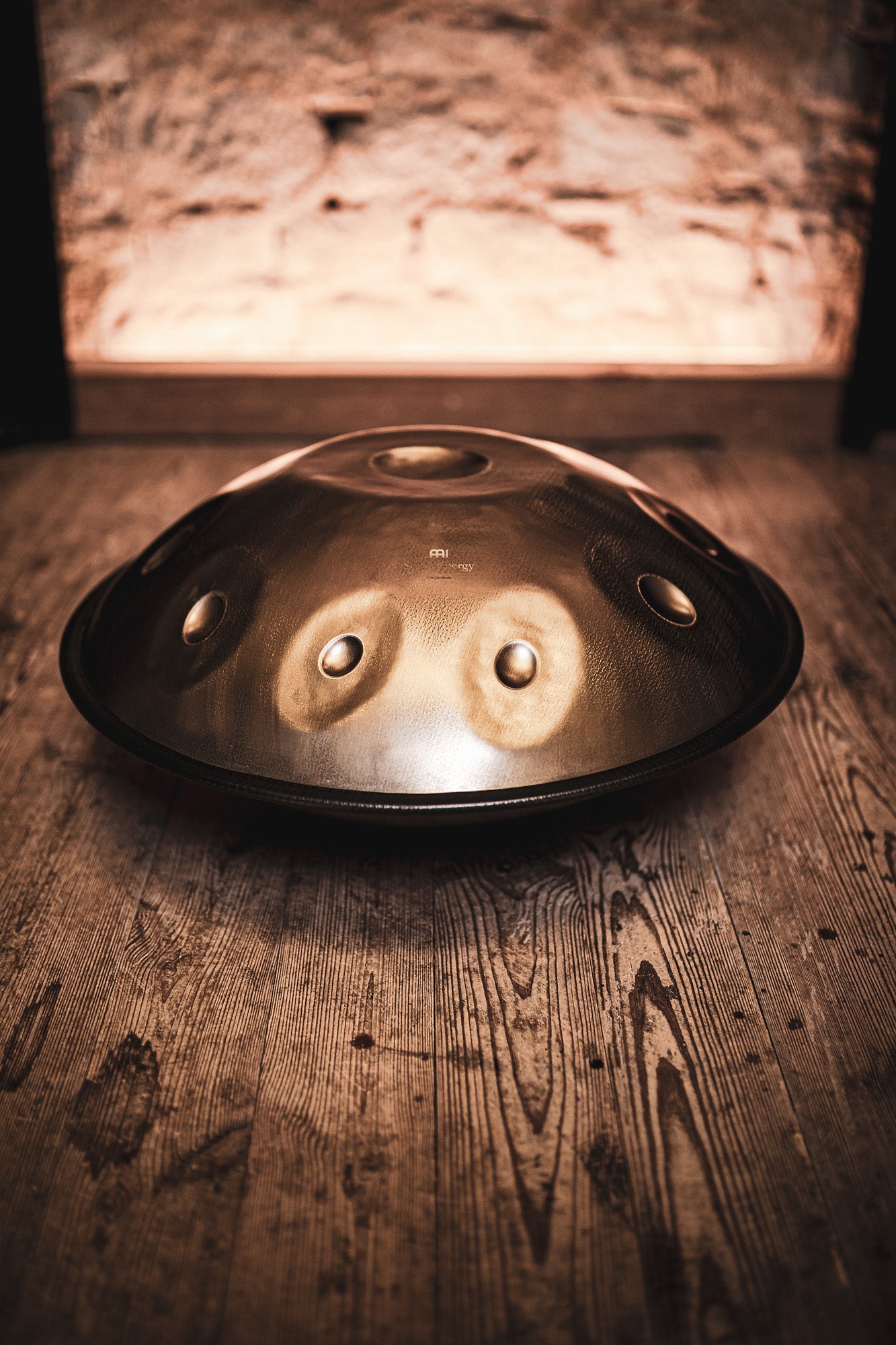 Hanpan Meinl Sonic Energy 22"(55,88cm), 9 sons, accordage en Ré, Vintage Gold.