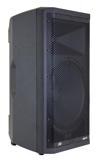 Enceinte bi-amplifiée 1000W, 2 voies, 1x Woofer 15", amplificateur analogique, fonction Bluetooth, finition noir