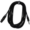 Enova Mikrofonkabel XLR Buchse / Stereo-Klinke 1M