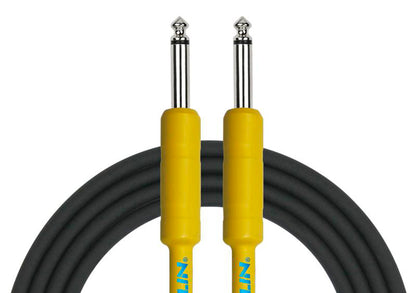 Câble instrument ENTRY Jack/Jack, 3 mètres, noir et jaune