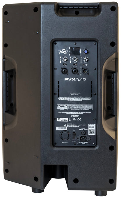 Enceinte bi-amplifiée 980W, 2 voies, 1x Woofer 15", fonction Bluetooth, traitement DSP, entrées XLR/Jack, noir