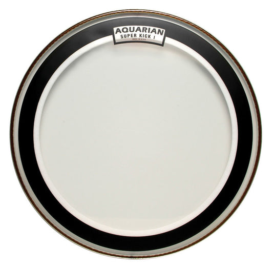 Peau Super-Kick I 22", 1 pli médium (0.25mm), atténuateur flottant, sablée