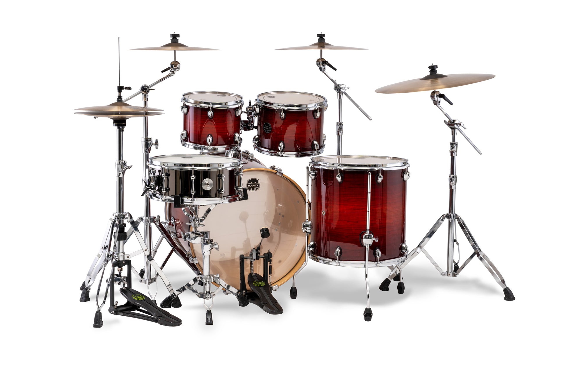Batterie Mapex Armory Stage 22, 5 fûts, bouleau et érable, sans accessoires, Onyx Burst