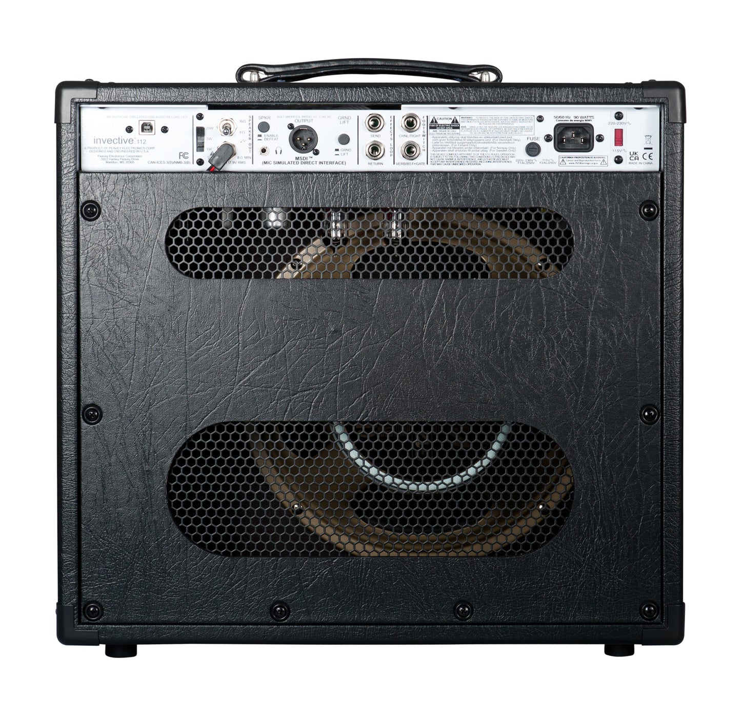 Ampli à lampes 20W, HP 1x 12", 2 canaux, EQ 3 bandes, sortie DI, développé en collaboration avec Misha Mansoor, finition noir