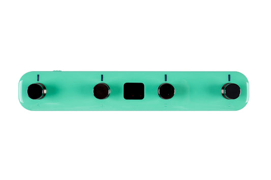 Footswitch sans-fil GWF4 pour guitare GTRS et produits Mooer, 4 interrupteurs, fonctionne sur batterie rechargeable, vert