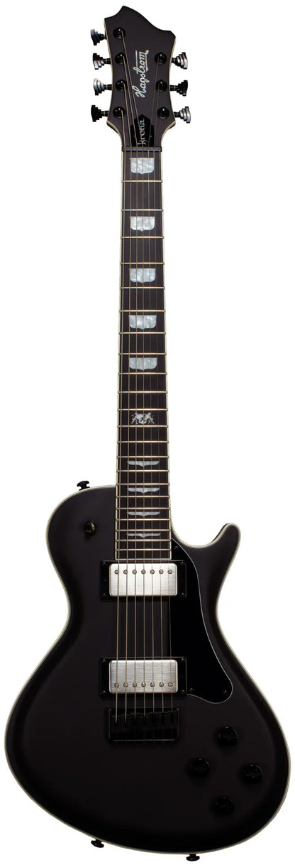 HAGSTROM Elec. Guitar Krona 7 Satin Black KRO7-SBK