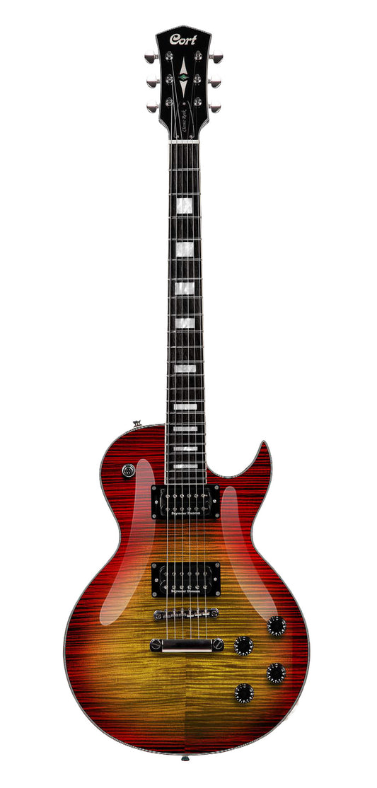 GUITARE CORT CR300 DELUXE FLAMING BURST