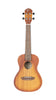 Ortega Ukulele Konzert Erde Linkshänder Morgendämmerung Sunburst