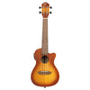 Ortega Ukulele Konzert Elektro Erde Morgendämmerung Sunburst Satin