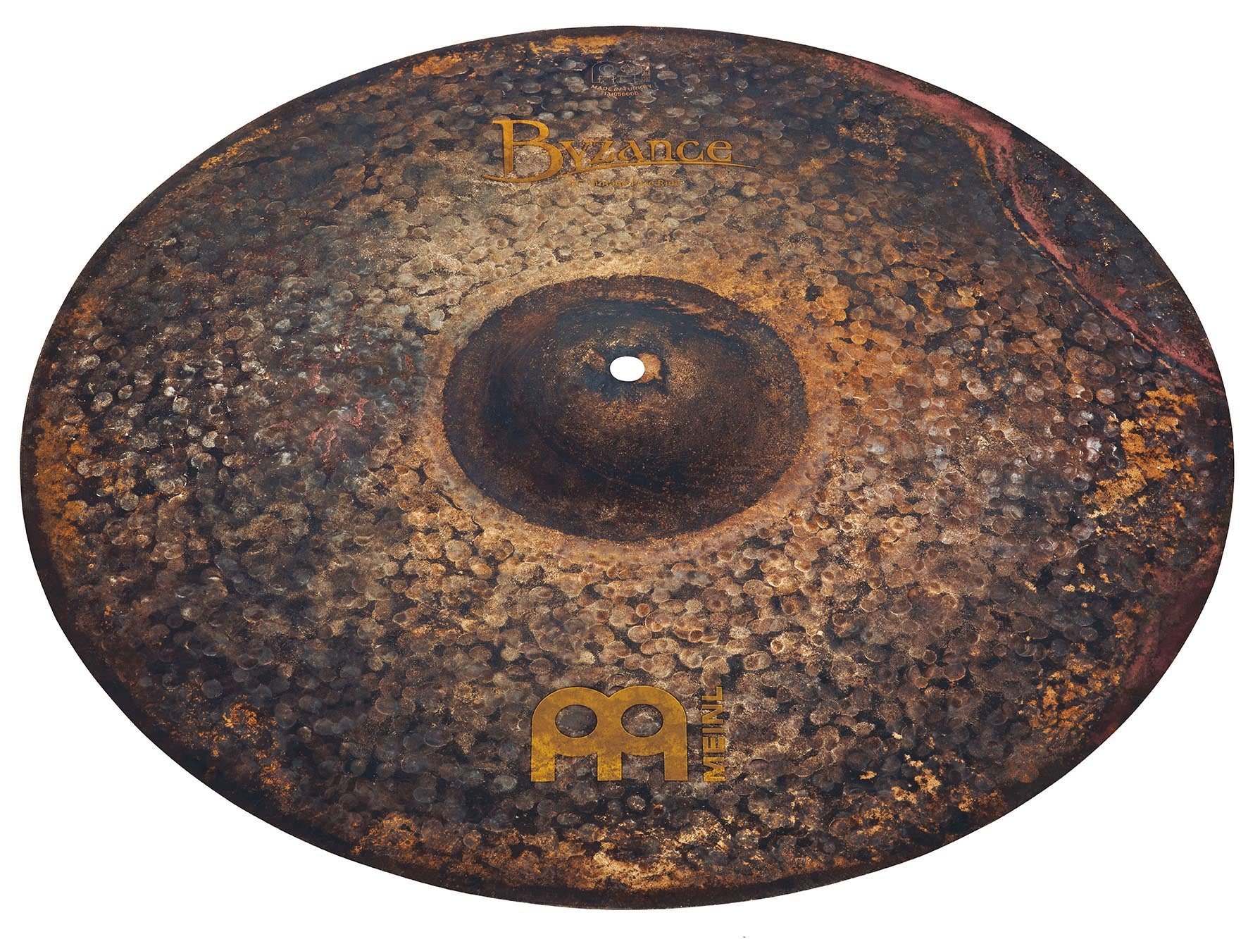 Ride Vintage Pure Light 22", Alliage bronze B20, Martelée à la main, Finition dark/brute