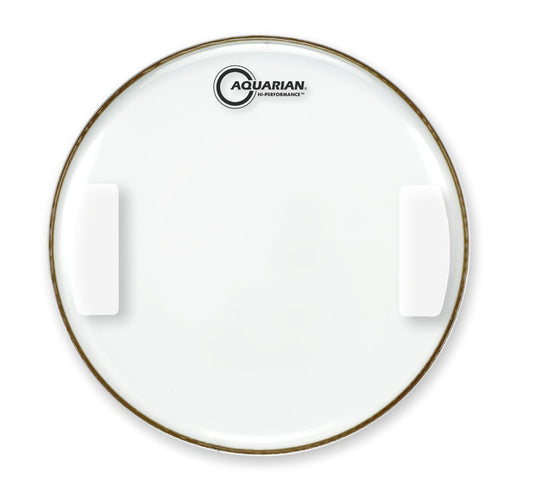 Peau de timbre Hi-Performance 12", 1 pli très fin (0.08mm), avec renforts dédiés au timbre, transparente