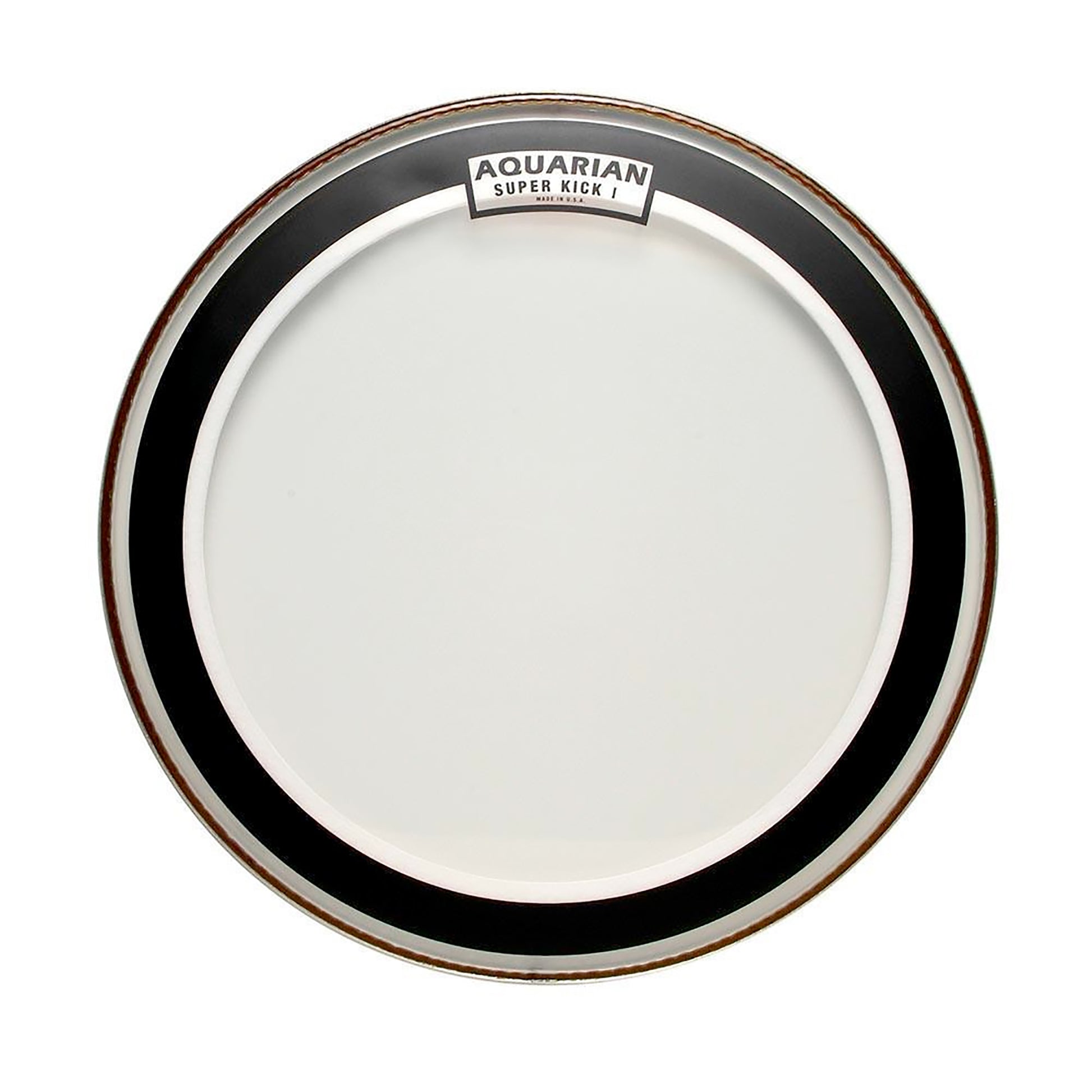 Peau Super-Kick I 16", 1 pli médium (0.25mm), atténuateur flottant, transparente