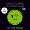 Ortega Ukulele Tenor Schwarzes Nylon Saitensatz