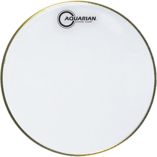 Peau de timbre Classic Clear 12", 1 pli très fin (0.08mm), transparente