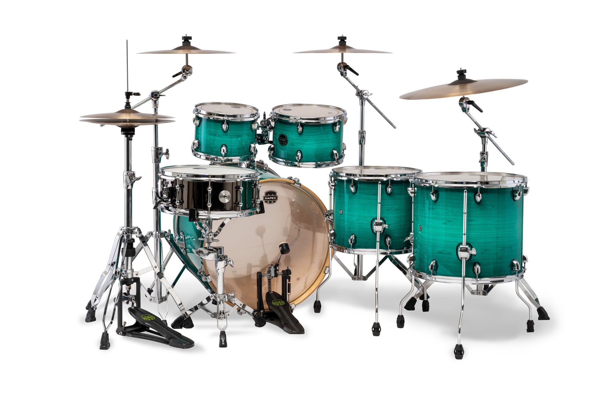 Batterie Armory X-Drive, 6 fûts, sans accessoires, Jade Stone
