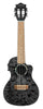 Lanikai Konzert-Ukulele Elektroakustisch QM-BKCEC