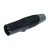 Enova XLR Stecker Schwarz