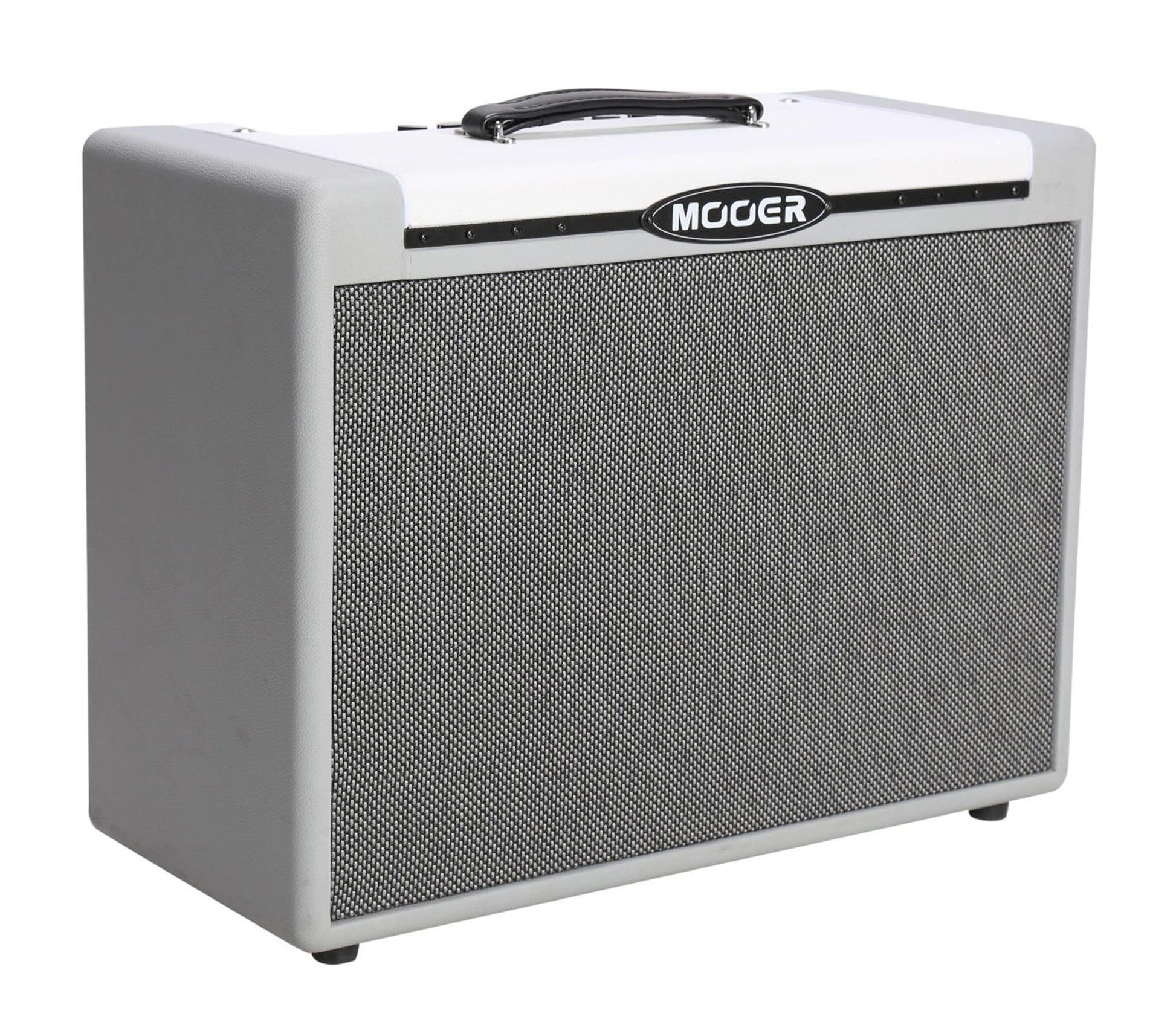 Ampli SD75, 75W, HP 12", 25 modélisations d'amplis, ampli de puissance Class A/B, 28 pédales d'effet intégrées, blanc