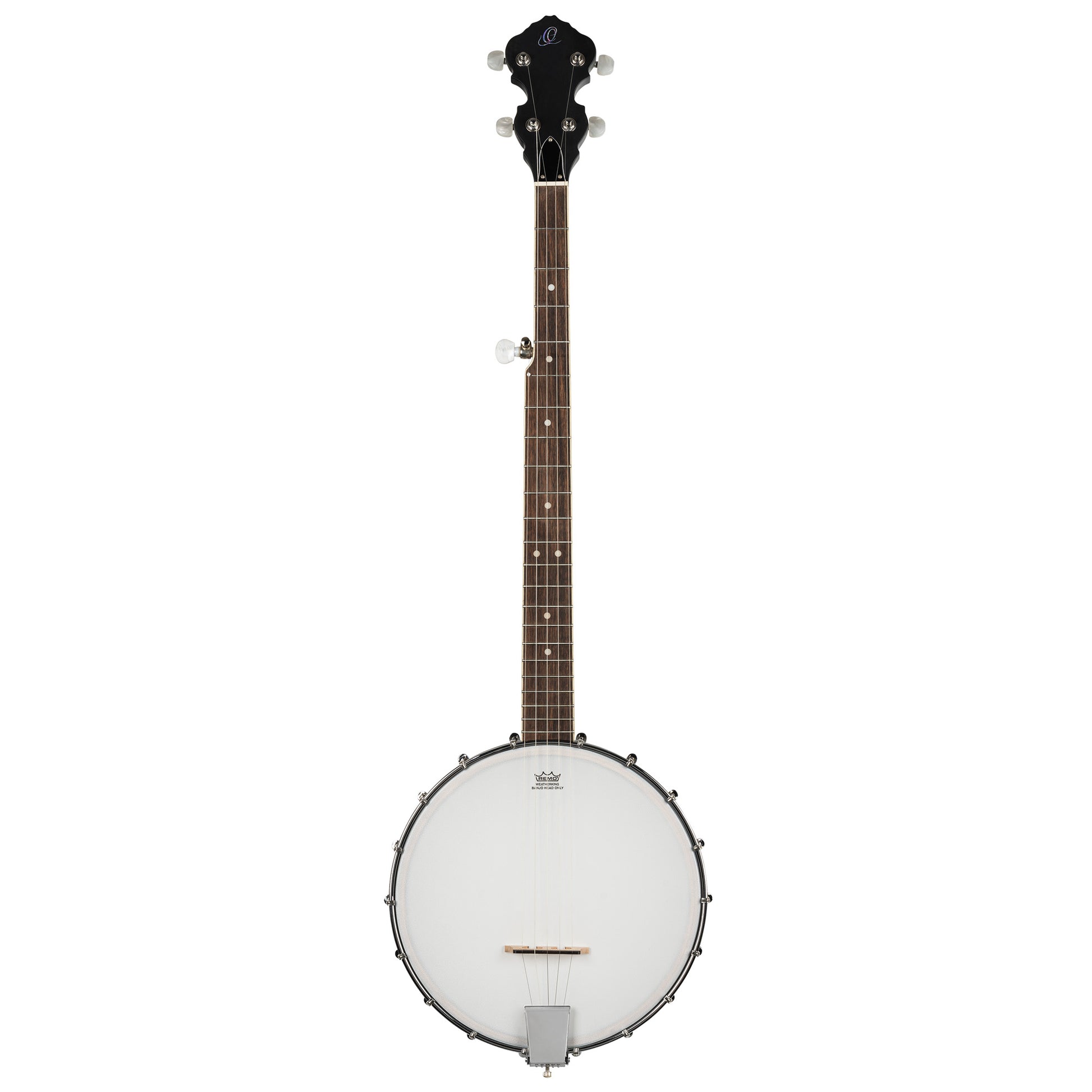 OBJ150OP, banjo 5 cordes fond ouvert, 18 tirants, cercle acajou, manche acajou, whiskey burst satiné