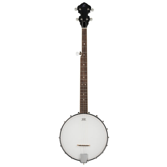 OBJ150OP, banjo 5 cordes fond ouvert, 18 tirants, cercle acajou, manche acajou, whiskey burst satiné