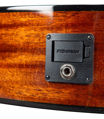 DISCOVERY S CONCERTO EDGEBURST CE, pan coupé, table épicéa sitka massif, f/e acajou, EQ Fishman Presys I, edgeburst