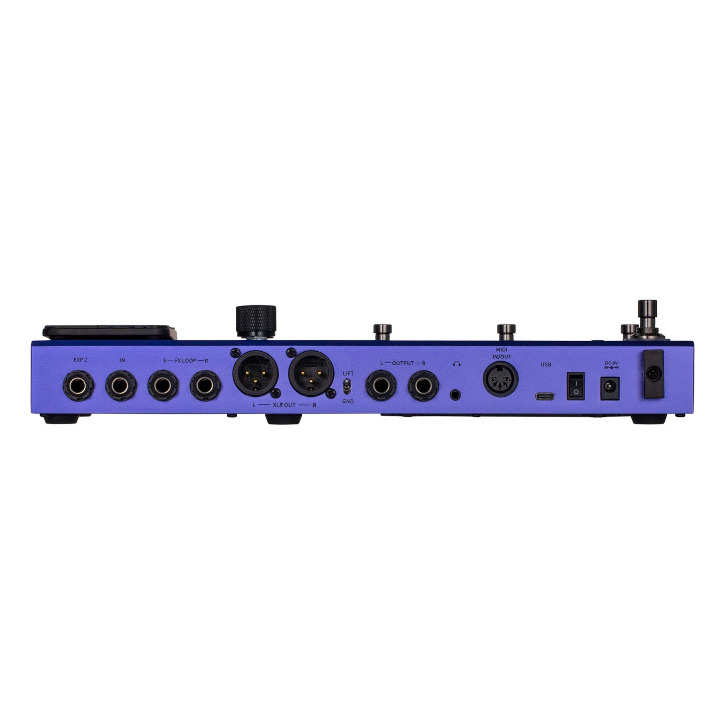 Pédalier multi-effets GE200 PRO Li , 286 modules d'effets et amplificateurs, 20 emplacements d'IR, batterie lithium, bleu