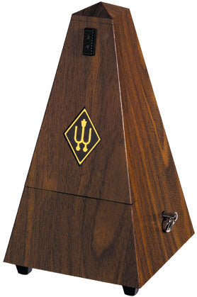 Métronome modèle Maelzel plastique, noyer