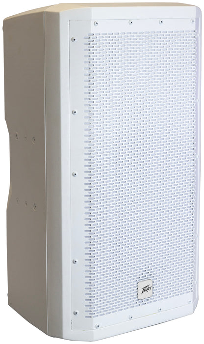 Enceinte passive 500 watts, 2 voies, woofer 12", driver titane, pavillon 110°x80°, protection contre les intempéries IP44, blan