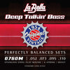 La Bella Jeu Cordes Basse Deep Talkin 4 Saiten 0760M