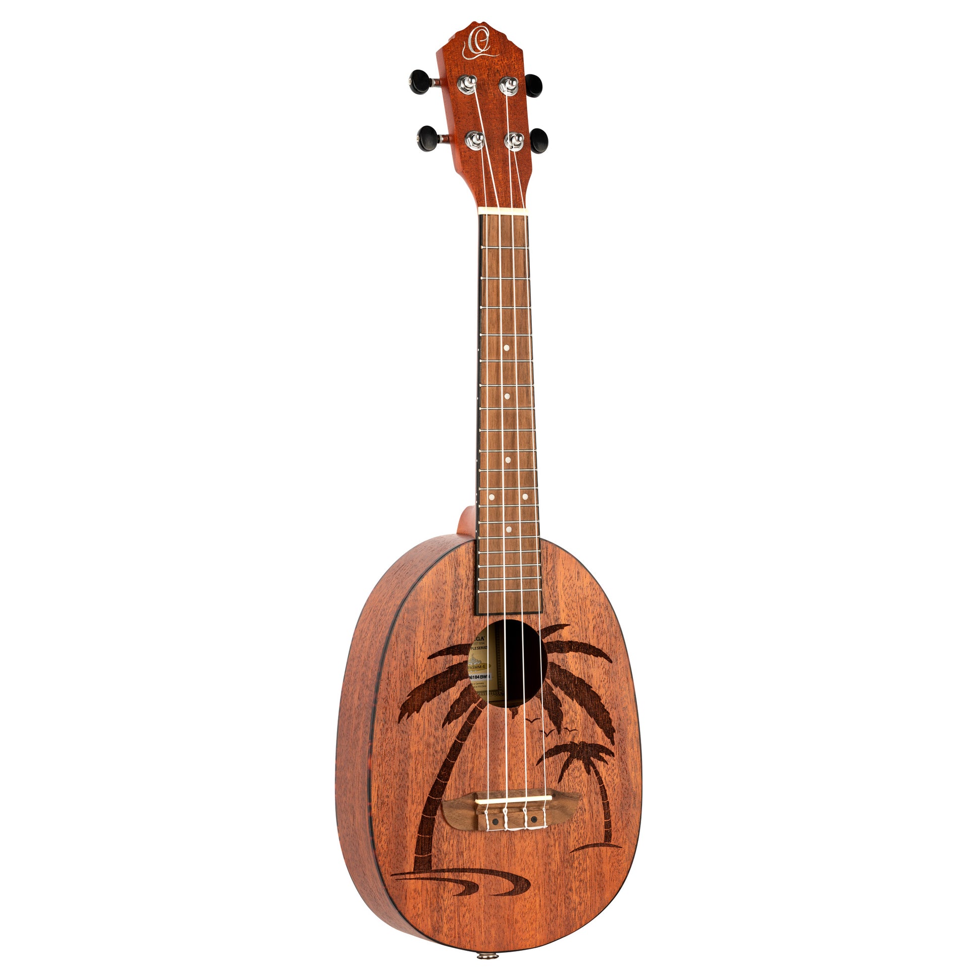 RUPA5MM, modèle Concert, table acajou avec motif gravé au laser, manche acajou, sillet 36 mm, naturel satiné