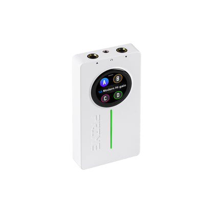 Interface PRIME P2, pour guitare électrique, écran tactile, technologie MNRS de modélisation d'amplis et d'effets, blanc