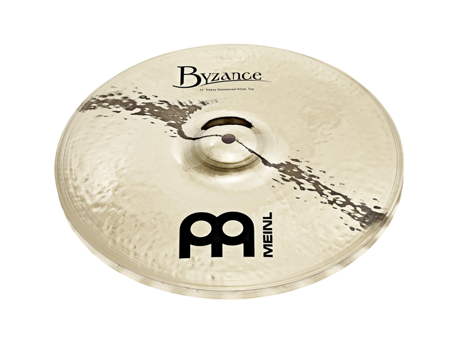Charleston Byzance 14" Brilliant Heavy, martelée à la main, finition brillante