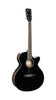 CORT EX-SFX-ASHBK Exotische Gitarre SFX ASH BURL, schwarz