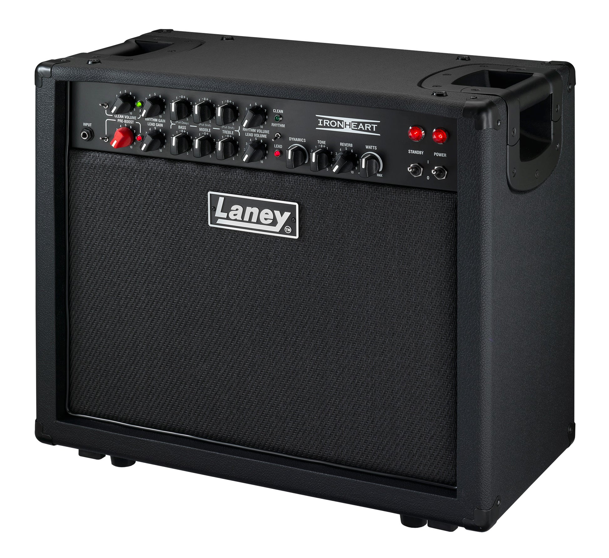 Ampli à lampes 30W (2 x 6L6), fabriqué en Angleterre, 1 x 12" HH Custom, préampli à lampes (4 x ECC83), 3 canaux