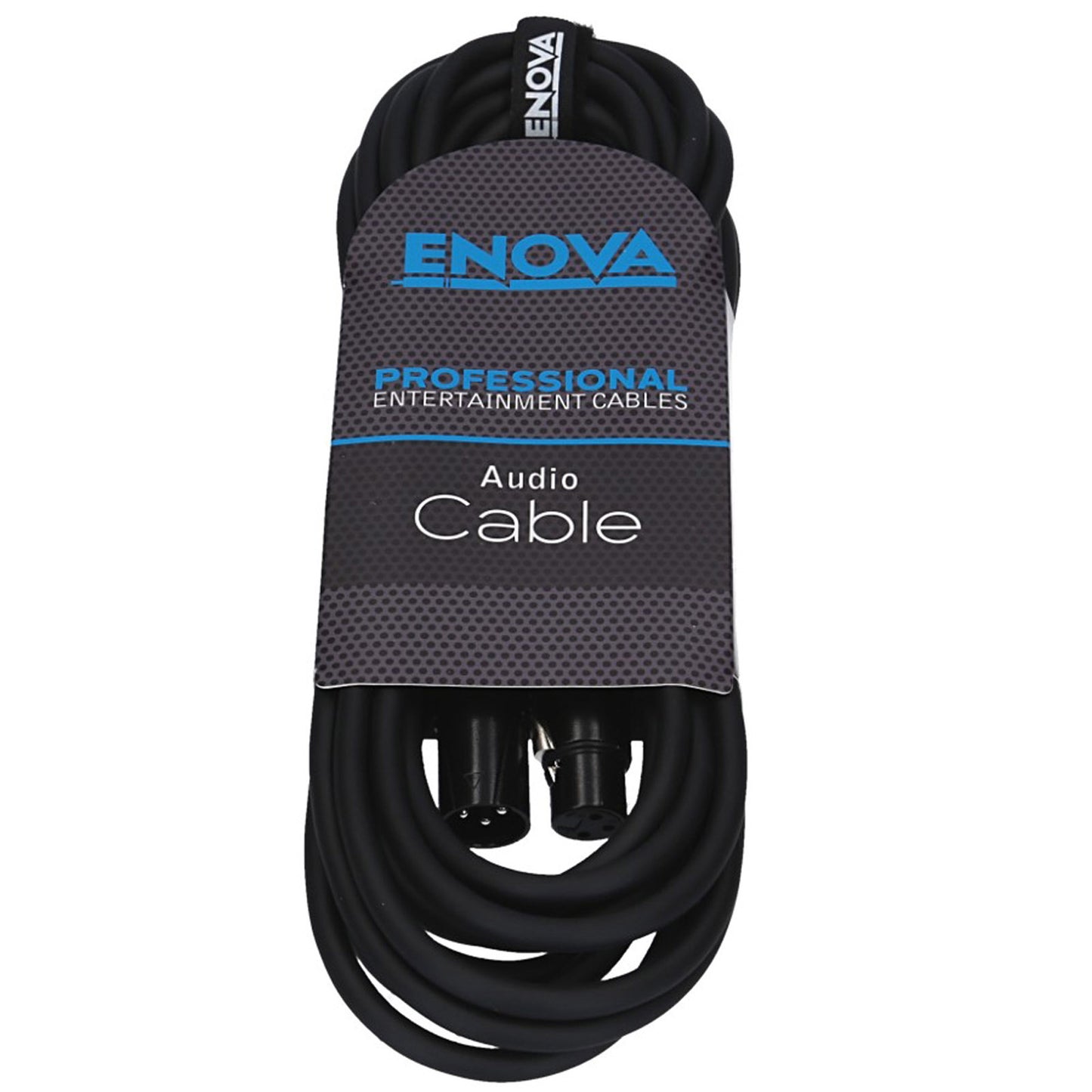 Câble micro XLR mâle/XLR femelle, 3 mètres, noir