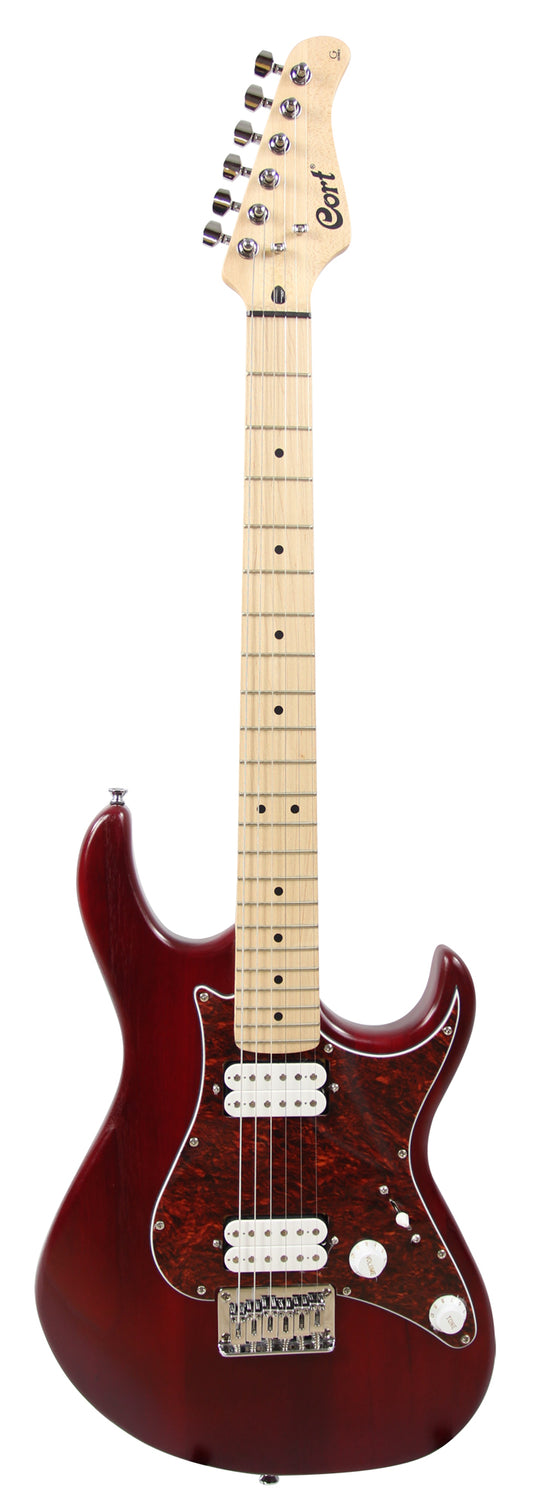 GUITARE CORT G100HH ROUGE PORES OUVERTS