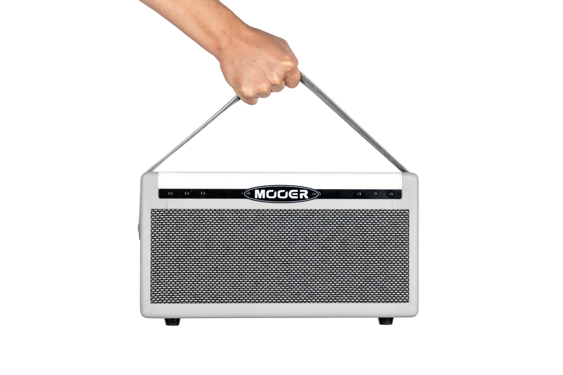 Ampli SD30i, 30W, 2x HP 4", 52 modélisations d'amplis, 25 simulations d'enceintes, 126 effets, sur batterie rechargeable, blanc