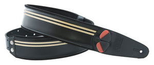 Righton Gitarrengurt Vegan Race Schwarz