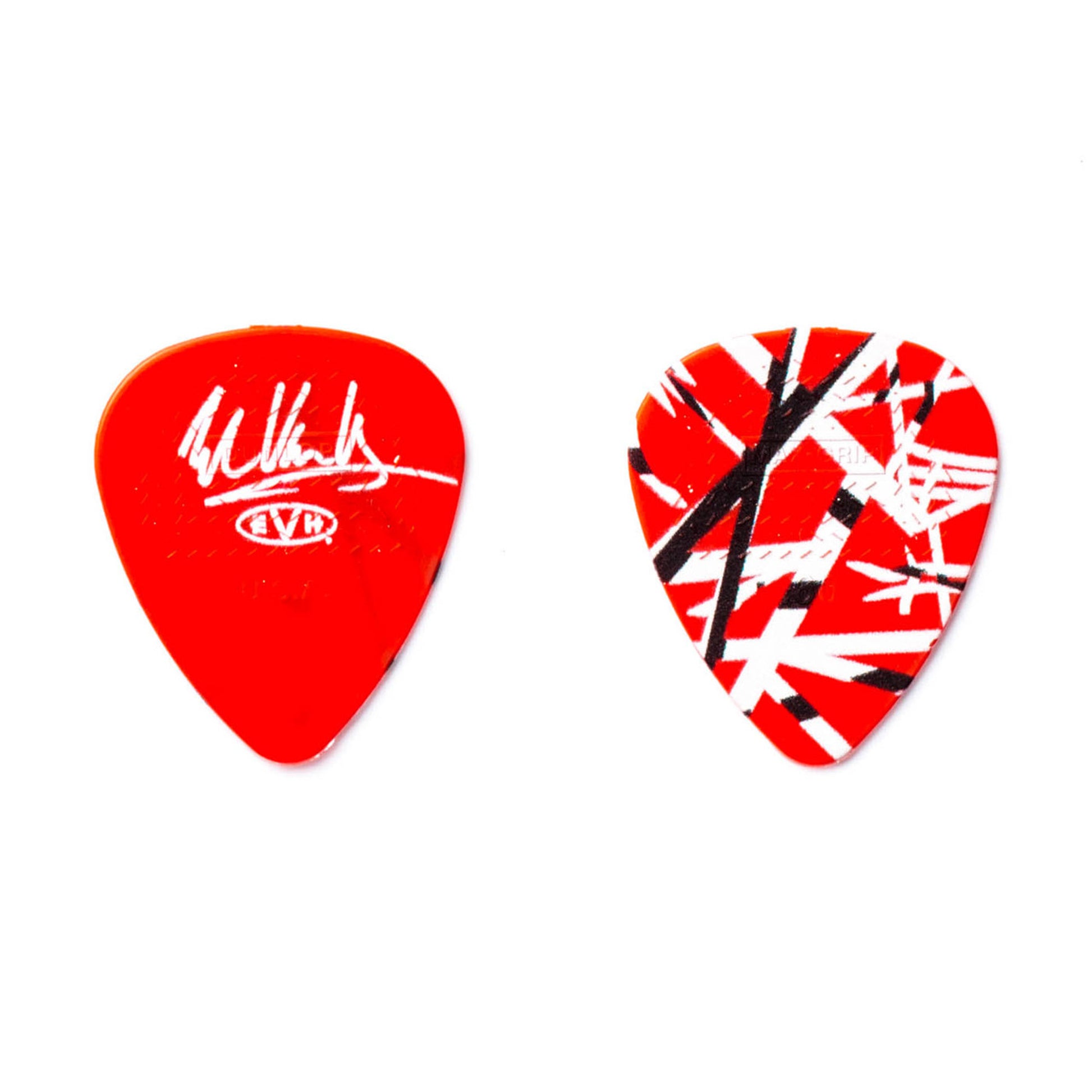 Boite de 6 médiators Eddie Van Halen Frankenstein 0.60 mm