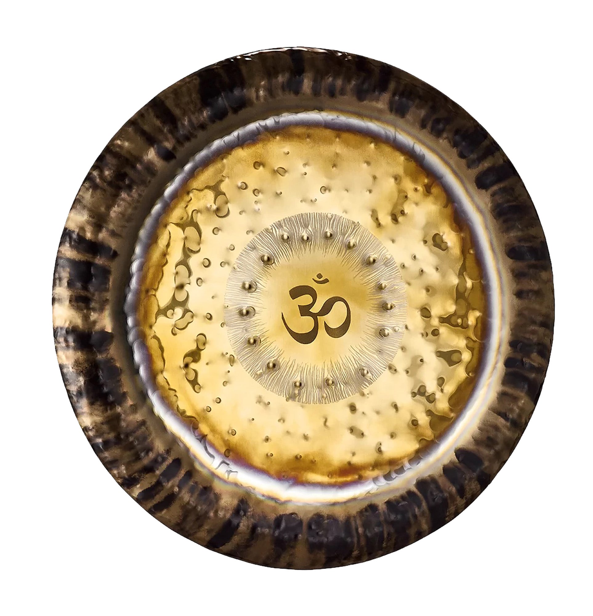 CROWN CHAKRA GONG, 24" / 60 CM, 172,06 H, FINITION TRADITIONNELLE