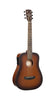 Cort Earth Go Hyvibe Brown Burst offenporig