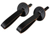 Meinl Becken BR3 Paar Ledergriffe schwarzes Becken