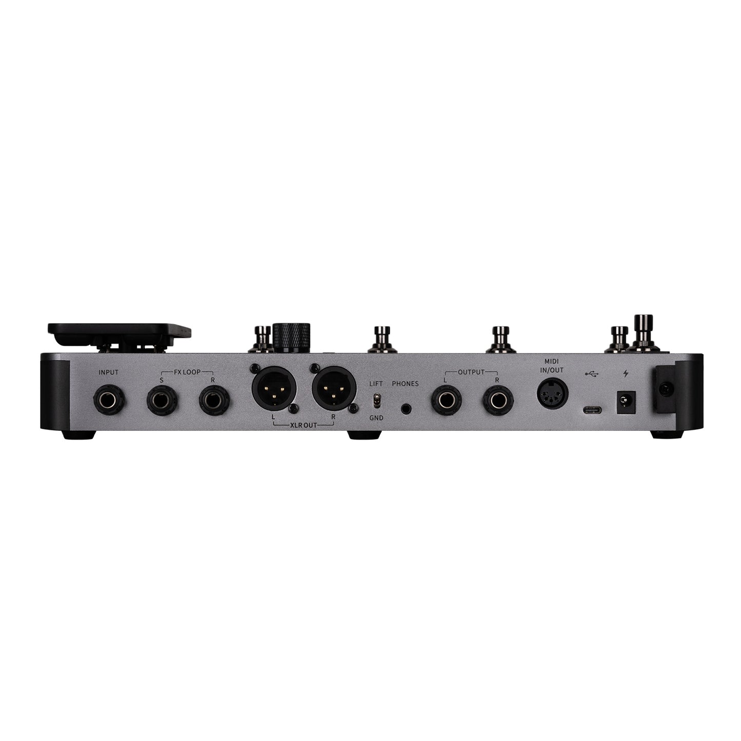 Pédalier multi-effets GE1000, fichiers MNRS provenant du cloud GE (IR, 2048pts d'échantillonnage), 255 presets utilisateur, noir