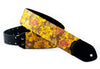Righton Gitarrengurt Gold Rosen Orange