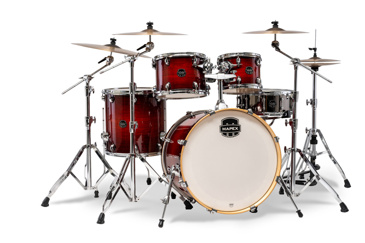 Batterie Mapex Armory Stage 22, 5 fûts, bouleau et érable, sans accessoires, Onyx Burst