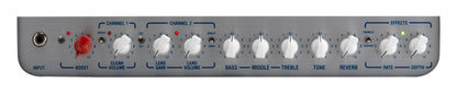 Ampli guitare électrique 60W, 1x HP 12" HH, 2 canaux, EQ 3 bandes, réverb, tremolo, chorus,  boucle d'effet, 11.8 kg, bleu