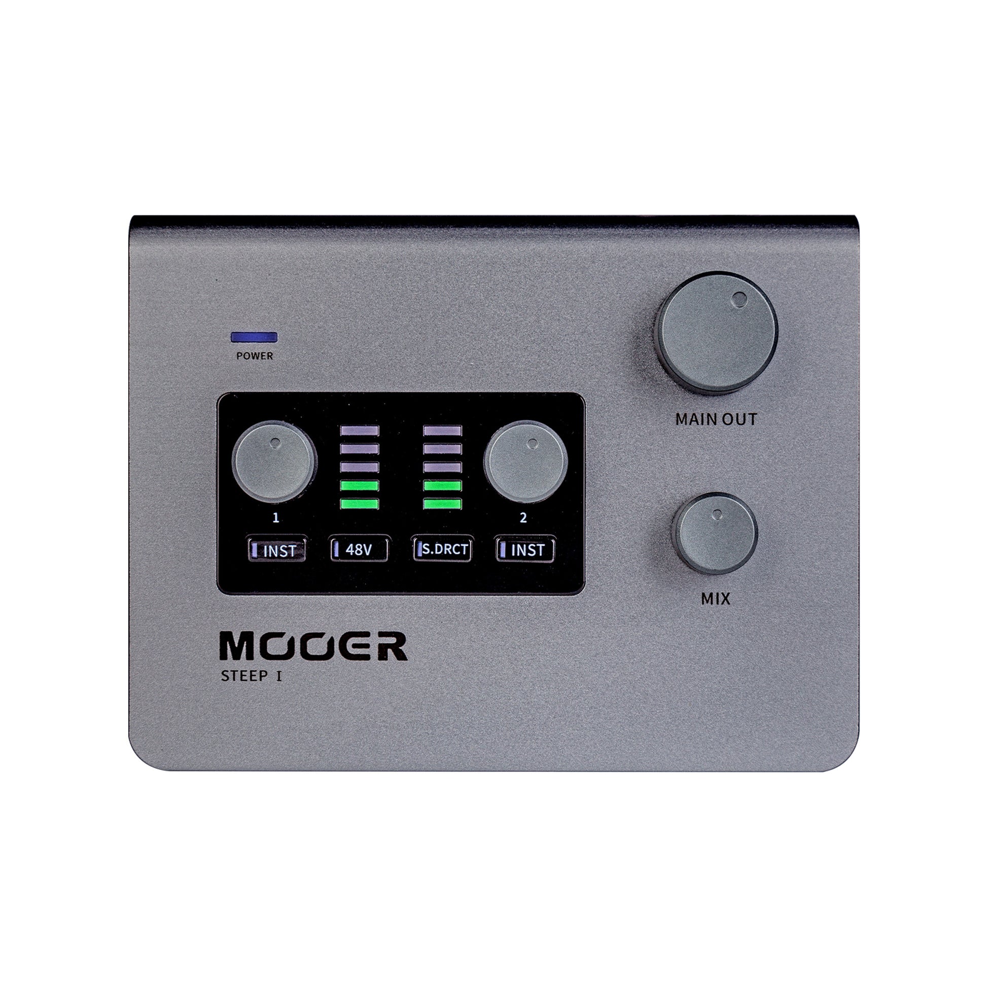 Interface audio STEEP I, 2 canaux, deux entrées (combo XLR/Jack et Jack), alimentation fantôme, USB type C 2.0, gris