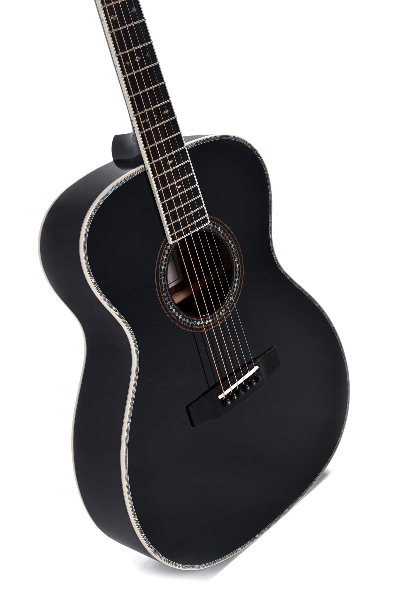 Modèle S000R BLACK DIAMOND, édition spéciale, Forme 000, table épicéa massif AA, f/e palissandre massif, EQ LR Baggs, soft case